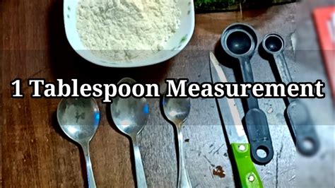 What Is Tablespoon How To Measure 1 Tablespoon Youtube