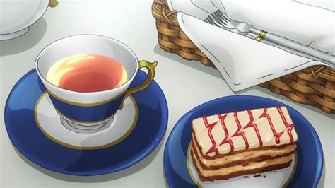 Itadakimasu Anime Mille Feuille Glace And Tea Gate Jieitai Kanochi