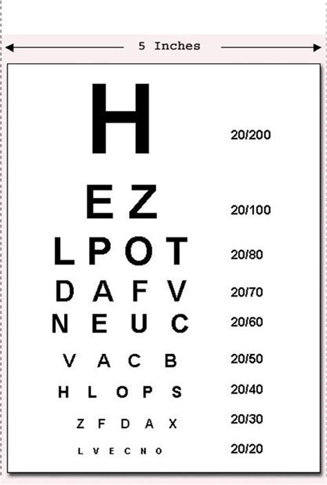 One Sided Snellen Eye Test Chart 6m Hibernia Medical Pin On Ephemera