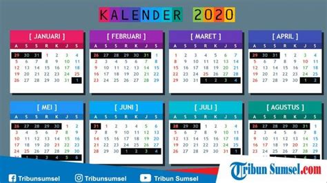 Kalender 2020 Lengkap Dengan Tanggal Merah Excel Financial Report