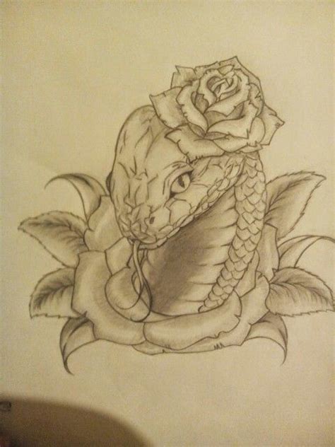 Snake And Roses