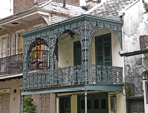 Scenic French Quarter New Orleans Wrought Iron Balcony 11x14 Etsy
