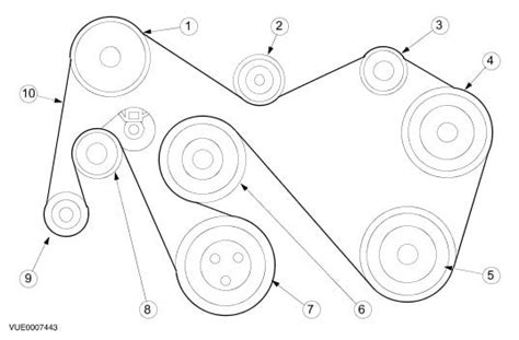 Diagram Fan Belt Ford Transit