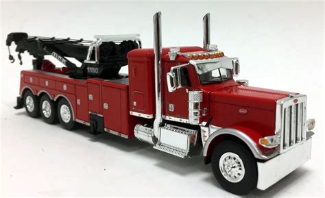 164 Scale Peterbilt 389 Heavy Towing Rotator Truck In Red Dcpfirst G