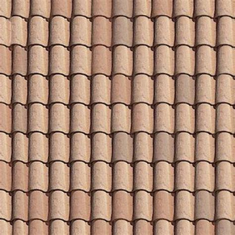 Elysee Flat Clay Roof Tiles Texture Seamless 03523