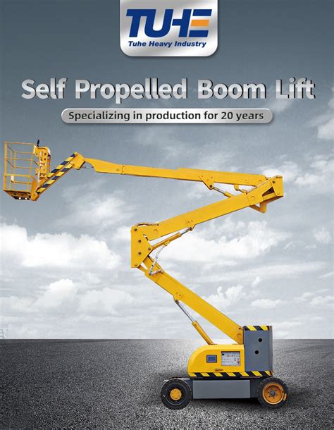 20m Self Propelled Articulating Boom Lifts Dieseldc Mobile Aerial