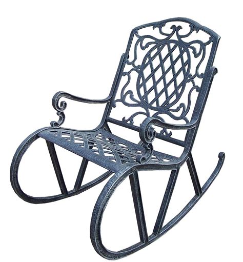 Explore fantastic furniture's range of rocking chairs. Oakland Living Mississippi Cast Aluminum Rocking Chair | Rocking chair, Chair, Rocking chairs ...
