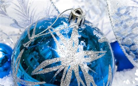 Blue Christmas Ornaments Christmas Photo 22228736 Fanpop