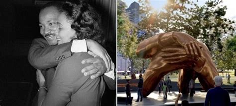 Martin Luther King Jr And Coretta S The Embrace Statue Saobserver