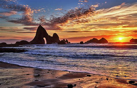 Vibrant Sunset At Martins Beach Photograph By Scott Eriksen Fine Art