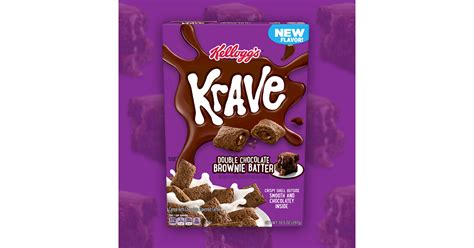 kellogg s krave double chocolate brownie batter cereal