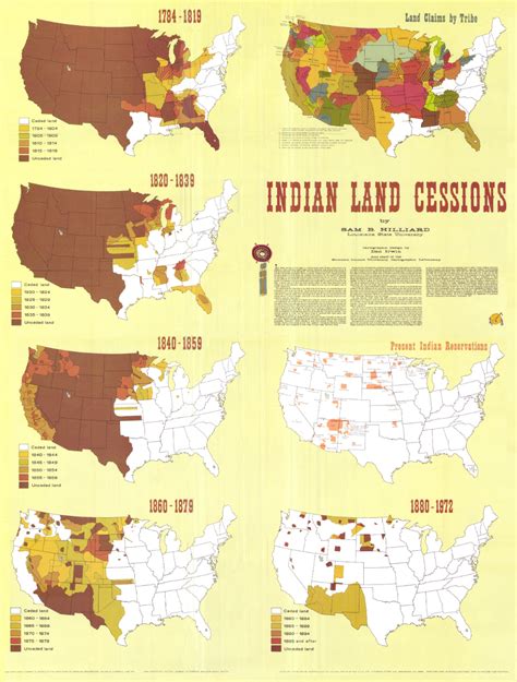 Indian Land Cessions Vivid Maps Indian History Indian