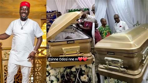 Obi Cubanas Mother Buried In Coffin Worth 30 Million Naira
