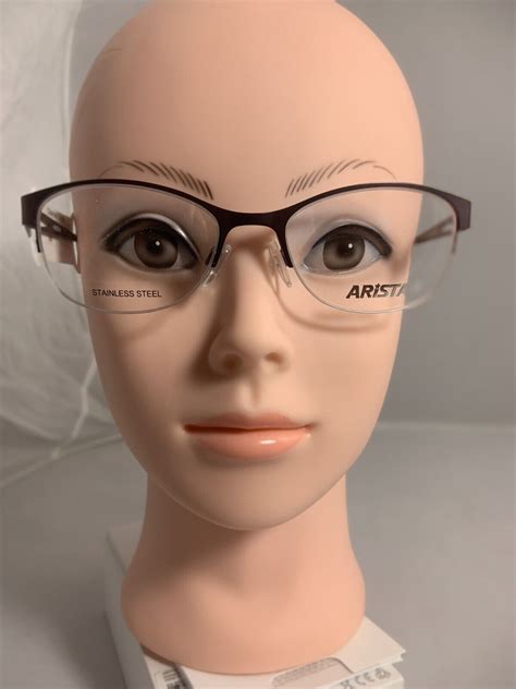 Aristar Stainless Steel Eyeglass Frames Ar16372515 51 18 135 Ebay