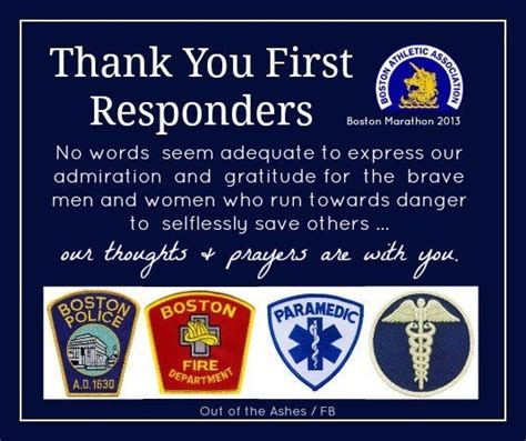 Boston First Responder Thank You Public Safety Pinterest