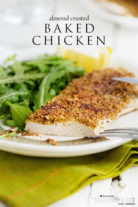 Everyday Eats Almond Crusted Baked Chicken