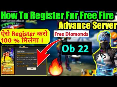 Free fire advance server es un programa donde los jugadores seleccionados pueden probar las últimas funciones que no se han lanzado en free fire. How To Register For Free Fire Advanced Server Ob 22|How To ...