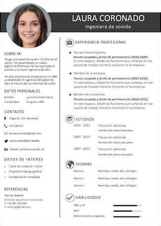 Total Imagen Descargar Gratis Modelo De Curriculum Vitae Moderno Abzlocal Mx