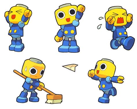 Servbots Characters Art Mega Man Legends Mega Man Art Mega Man