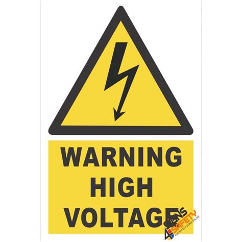 Nosa Sabs Ew3 Warning High Voltage Sign