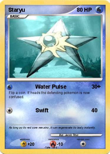 $60 $60 $80 $80 $125 $125 $250 $250. Pokémon Staryu 61 61 - Water Pulse - My Pokemon Card