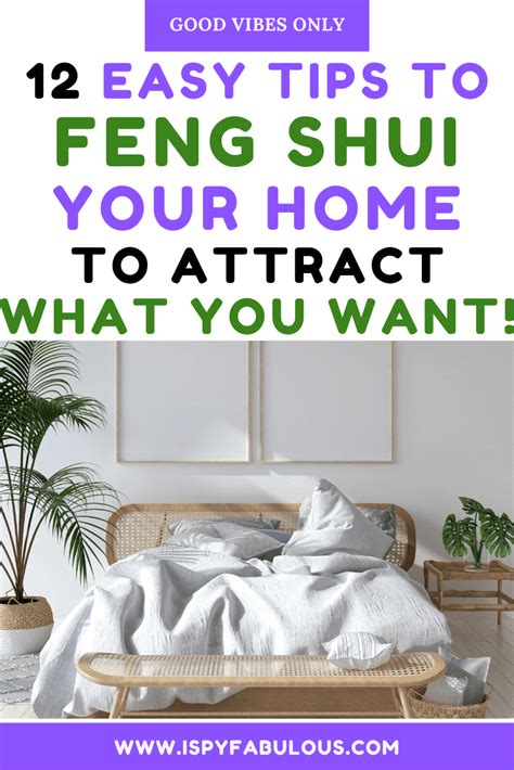 12 Easy Tips To Feng Shui Your Home For Good Vibes I Spy Fabulous