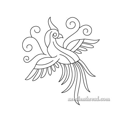 Learn how to work a star embroidery stitch. Free Hand Embroidery Pattern: Little Bird of Paradise ...