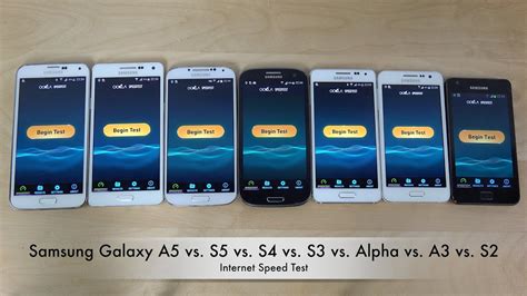 Samsung Galaxy A5 Vs S5 Vs S4 Vs S3 Vs Alpha Vs A3 Vs S2