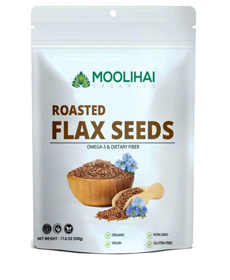 Roasted Flax Seeds Linseed Alsi Beej Linum Usitatissimum 250 Gm
