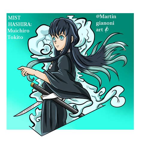 Mist Hashira Muichiro Tokito By Martingianoniart On Deviantart