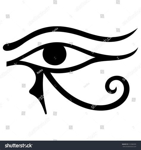 The Ancient Symbol Eye Of Horus Egyptian Moon Sign Left Eye Of Horus Mighty Pharaohs Amulet