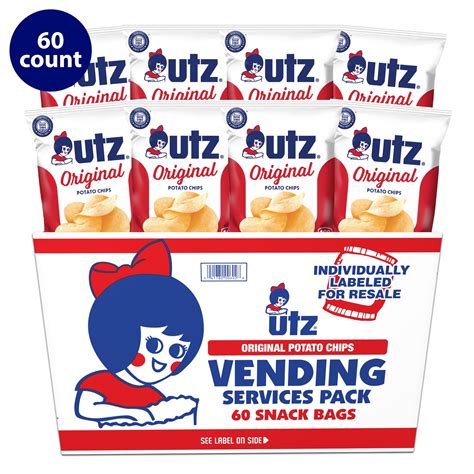 Utz Original Chip Snack Pack Multipack Gluten Free Potato Chips 1