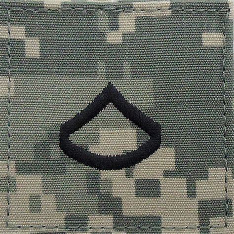 Velcro Acu Rank Private First Class Tops Military Supply Veteran