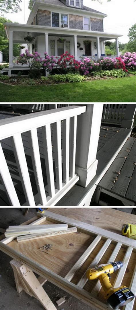 Don't rule them out as an option for your porch. 20+ DIY Deck Railing Ideas - Hative