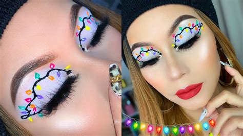 Maquillaje Para Navidad Estilo Instagram Luces NavideÑas🎄 2020 Youtube