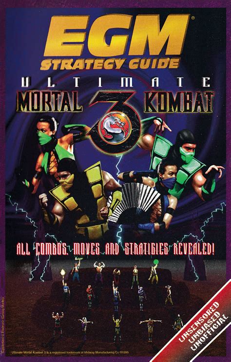 EGM Strategy Guide - Ultimate Mortal Kombat 3 - Strategy Guide and Regular Supplements ...