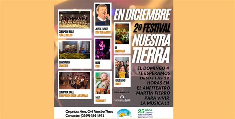 2º Festival Nuestra Tierra Agenda Cultura Y Espectaculos