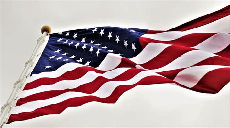 American Flag In Wind Free Stock Photo Public Domain Pictures