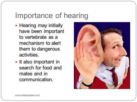 Introduction Of Hearing Presentation Health And Disease