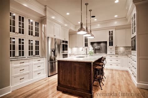 No matter what your kitchen style, there's a white cabinet to suit your space! River White Granite Countertops - Transitional - kitchen ...