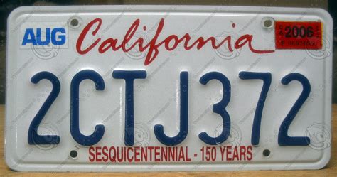 Current british number plates are arranged in the format of two letters,. Texture JPEG license plate california