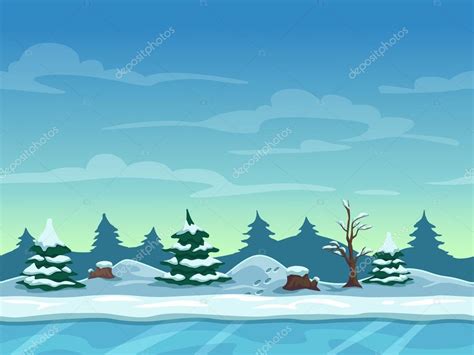 Winter Theme Cartoon