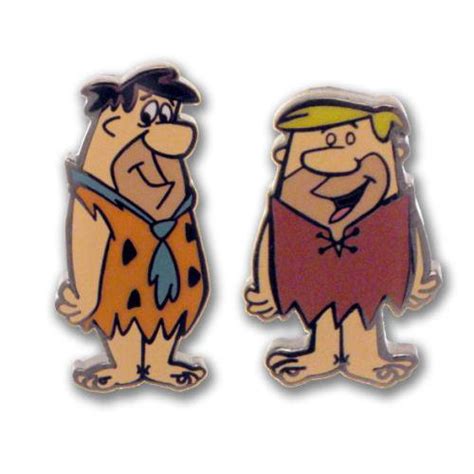 Nuovi Fred Flintstone Barney Rubble Gemelli Retrò Hanna Barbera Vintage