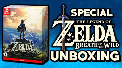 The Legend Of Zelda Breath Of The Wild Special Edition Unboxing