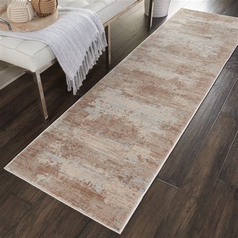 Nourison Rustic Textures Rustic Abstract Beige Area Rug