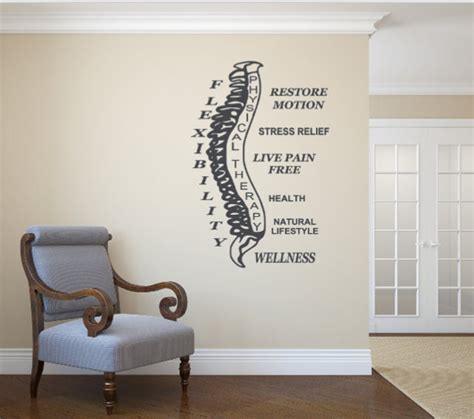 Physical Therapy Vinyl Wall Decal