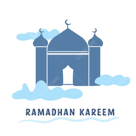 Ramadhan Kareem And Blue Mosque Ramadhan Kareem Mosque Muslimah Png