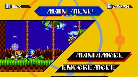 Sonic 2 Style Ui Sonic Mania Mods