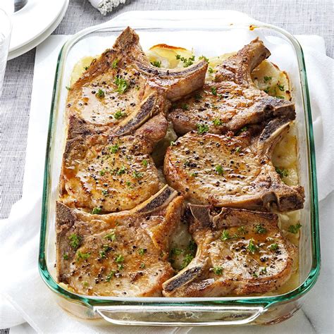 If you don't add one of these to your weeknight rotation, we'll need to check your taste buds. Pork Chops with Scalloped Potatoes Recipe | Taste of Home