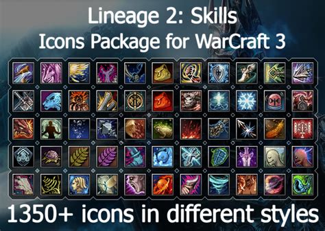 Lineage 2 Skills Icons Warcraft 3 Моддинг Xgm